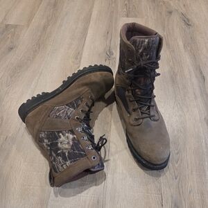 Cabela's Gore Tex Sz 11.5 Mens Camo  Lace Up  Outdoors Hunting Boots Insulated
